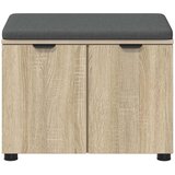  Klupa za hodnik s jastukom Sonoma hrast 60 x 38 x 46 cm | shoptok.hr