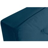 MID.YOU oblazinjena postelja 140 cm x 200 cm , tekstil temno modra | Shoptok.si