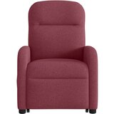 vidaXL Električni masažni naslonjač na podizanje od tkanine boja vina | shoptok.hr