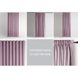  Curtain VELVET color powder pink style classic tape type of material - textiles velvet 140x245 AmeliaHome | shoptok.hr