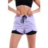 Dewberry 85389 Womens Swim Shorts with Inner Tights-MOR | Shoptok.si