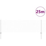 Heksagonalna ograda s stubom 25 x 0,6 m Pocinčani čelik Srebrna | shoptok.hr