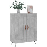  Komoda siva boja betona 69,5x34x90 cm od konstruiranog drva | shoptok.hr
