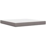  Okvir kreveta s madracem Sivo-smeđa 200 x 200 cm tkanina | Eponuda.com