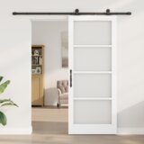 vidaXL Klizna Vrata s Opremljenjem "ORKDAL" Bijela 86x211 cm | shoptok.hr