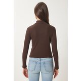  Blouse - Brown - Fitted | shoptok.hr
