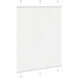 vidaXL Plisirana roleta bijela 110x150 cm širina tkanine 109,4 cm | shoptok.hr