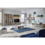 Mömax Vitrina Auris, Siva, Barva Hrasta | Shoptok.si