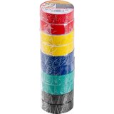 Ramda Set Izolirnih Traka 19mmx10m s Više Boja, 10kom, PVC, do 80°C, 600V | shoptok.hr