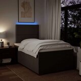 vidaXL Krevet s oprugama i madracem svjetlosivi 120x190 cm od tkanine | shoptok.hr