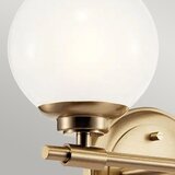  Kichler KL-BENNO2-CPZ - LED kupatilska svetiljka BENNO 2xG9/3W/230V IP44 mesing | Eponuda.com