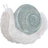 Lorena Canals Mentolno zelena/svetlo siva pralna/ročno tkana bombažna otroška preproga 100x120 cm Snail – Cene
