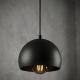  Luster na sajli SOOL 1xE27/15W/230V, prečnik 15 cm, crna | Eponuda.com