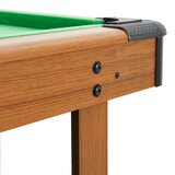 vidaXL Biljarski stol 122 x 61 x 76 cm smeđi | shoptok.hr