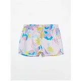 LC Waikiki Girls' Swim Shorts with an Elastic Printed Waist