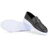 Ducavelli Trim Genuine Leather Men's Casual Shoes. Loafers, Lightweight Shoes, Summer Shoes Black. Cene