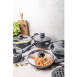 Klausberg KB-7657 Set Posuđa 12 Dijelova – Aluminij, Mramorni Neprianjajući Premaz, Indukcija | shoptok.hr