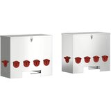  Hranilica za piliće 2 pcs Srebrno 60,5 x 29 x 51 cm | shoptok.hr