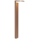 QAZQA Stoječa zunanja svetilka rjasto rjava 80 cm vključno z LED IP44 - Esmee | Shoptok.si
