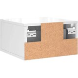  Zidni noćni ormarići 2 kom visoki sjaj bijeli 35x35x20 cm | shoptok.hr