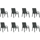  9-dijelni vrtni blagovaonski set crni | shoptok.hr