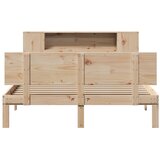  s regalom za knjige bez madraca 135x190 cm od borovine | shoptok.hr