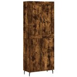  Visoka komoda dimljeni hrast 69 5x34x180 cm konstruiranog drva | shoptok.hr