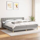 The Living Store Box spring postelja z vzmetnico svetlo siva 200x200 cm blago - Box Spring Postelja, (21520161) | Shoptok.si