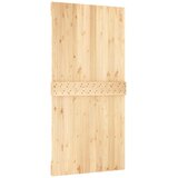  Klizna vrata 100 x 210 cm Čvrsta borovina (neobrađena) | shoptok.hr