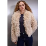 TRENDYOLMILLA ženska jakna Twoaw26Mo00051, bež-bež Cene