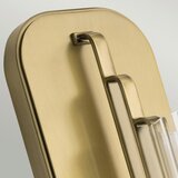 Elstead Lighting Quintiesse QN-KIMROSE1-BNB - Zidna svetiljka KIMROSE 1xE14/40W/230V zlatna | Eponuda.com