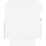 TV ormarić s LED svjetlima visoki sjaj bijeli 80 x 35 x 40 cm | shoptok.hr