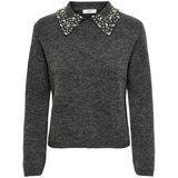 JDY Pulover 'AUBRAY' pegasto siva Cene