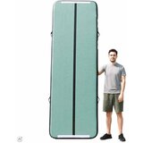  Gimnastička strunjača na napuhavanje s pumpom, 300 × 100 × 10 cm, zelena | shoptok.hr