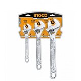 INGCO TOOLS Ključevi francuski set 3-1 150-0-19mm 200-0-24mm 250-0-30mm 6"-8"-10" HADWK031 cijene