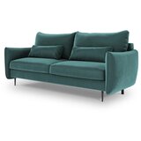 Cosmopolitan Design Petrolej zelen raztegljiv kavč s prostorom za shranjevanje Vermont | Shoptok.si