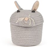 Lorena Canals Siva tekstilna otroška škatla za shranjevanje ø 15x15 cm Mini Renata the Rat – | Shoptok.si