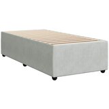 Box spring krevet s madracem svjetlosivi 100x200 cm baršunasti | shoptok.hr