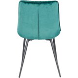 Livetastic STOL, les, kovina, tekstil zelena, črna | Shoptok.si