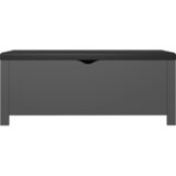  Kutija za pohranu s jastukom siva 105x40x45 cm | shoptok.hr