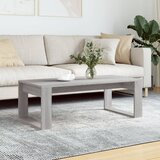 vidaXL Stolić za kavu boja sivog hrasta 102x50x35 cm konstruirano drvo Cijene