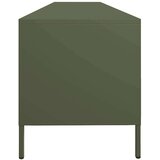 vidaXL TV ormarić maslinastozeleni 202x39x43,5 cm čelični | shoptok.hr