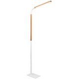 Tri O Bijela/u prirodnoj boji LED stojeća svjetiljka s drvenim sjenilom (visina 169,5 cm) Norris – | shoptok.hr