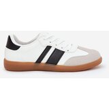 Boto Low Women's Sneakers Made Of Eco Leather White Nonalorin | Shoptok.si