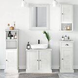  Set namještaja za kupaonicu s ladicama VIGO 5 pcs Antič White | shoptok.hr
