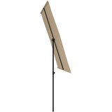  Vrtni suncobran s aluminijskim stupom 2 x 1,5 m smeđe-sivi | Eponuda.ba
