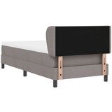  Boxspring krevet s madracem Sivo-smeđa 90 x 190 cm tkanina | shoptok.hr