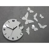  Zidni satovi BUTTERFLIE 3D WHITE NH049 (moderni zidni satovi) | shoptok.hr