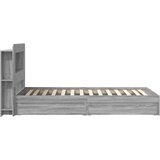  Okvir kreveta s pohranom s ladicama Siva Sonoma 100 x 200 cm | Eponuda.com