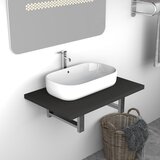 Maison Chic Kopalniško pohištvo - Kopalniški sestavi sive barve 60x40x16,3 cm, (21787973) | Shoptok.si